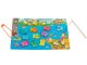 Montessori bee magnet wooden fishing game