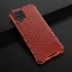 Aizsargvāciņš Samsung Galaxy A42 5G Honeycomb Case ar TPU apmali, sarkans