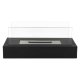 Tabletop Bio Ethanol Fireplace Smokeless Ventless Indoor Portable Fire Pit, Black