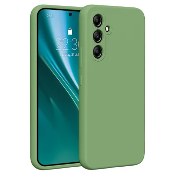 Силиконовый чехол Etteri Silicone Case для Samsung Galaxy A54 5G, светло-зеленый