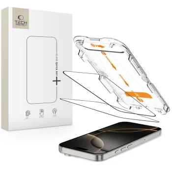 Защитное стекло Tech-Protect Quick Set+ для iPhone 16 Pro, 2 шт.