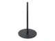 Kitchen Paper Towel Holder, Metal Standing Dispenser, 32 cm, Black