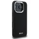 DKNY iPhone 16 Pro Case Plain Silver Logo MagSafe, Black