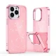 Vāciņš Apple iPhone 16 Glitter Case, TPU, caurspīdīgi rozā ar spīdumiem