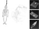 Halloween LED String Lights Skeletons, 2m, 10 LED, Warm White
