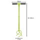 Gardlov 25319 Hand Cultivator Garden Tiller for Loosening Soil