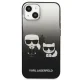 Чехол Karl Lagerfeld Gradient Ikonik для iPhone 13 mini черный