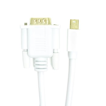 Mini DisplayPort to VGA Cable 1m White