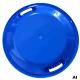 Round plastic snow saucer with handles, 62 cm, blue