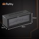 Aroma Diffuser & Humidifier with Flame Effect Ruhhy 26453, 150ml, Black