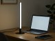 LED galda lampa 40cm, moderna stāvlampa ar 3 gaismas režīmiem, melna