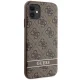 Чехол Guess для iPhone 11 / XR 4G Stripe, коричневый