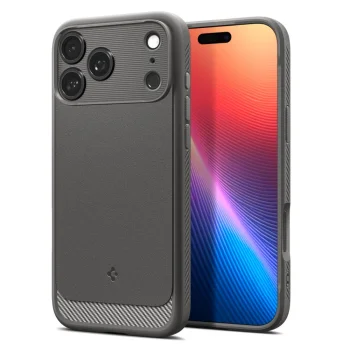 Spigen iPhone 17 Pro Max vāciņš Rugged Armor Mag MagSafe, pelēks