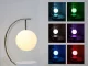Mēness formas RGB naktslampiņa ar 10W bezvadu lādētāju un Bluetooth skaļruni