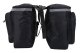 Bicycle Rear Rack Pannier Bag RW1 with 4 Compartments, Black