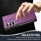 Samsung Galaxy A55 ( SM-A556B/DS ) LC.IMEEKE PU Leather Wallet Protective Book Case Cover, Purple | Чехол для...