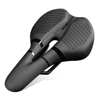 Rockbros 380023001 pilsētas velosipēda sēdeklis, anatomisks - melns