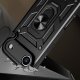 Hybrid Armor Camshield iPhone 17 Air vāciņš ar statīvu un kameras aizsargu, melns
