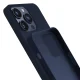 Силиконовый чехол 3mk Silicone Case для iPhone 15 Pro, Тёмно-синий