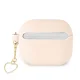 Guess Silicone Heart Charm Case for Apple AirPods 3, Pink (GUA3LSCHSP)