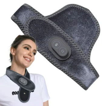 USB kakla un spranda masāžas josta ar sildīšanas funkciju