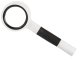 Classic Magnifying Glass with 35mm Glass Lens, 16x Magnification, Black/White