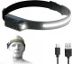 Налобный LED фонарь с датчиком движения WLCHL03, USB-C, 1200 мАч, черный
