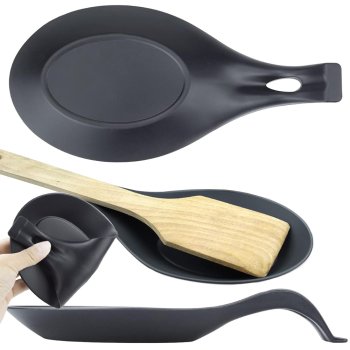 Silicone Spoon Rest, Kitchen Utensil Holde