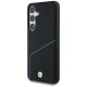 BMW Leather Textured and Smooth MagSafe Case for Samsung Galaxy S25 - Black