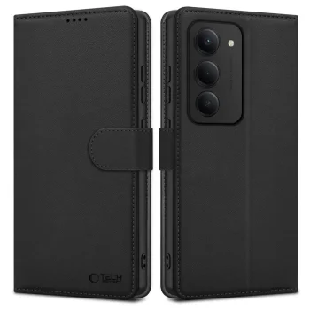 Чехол-книжка Tech-Protect Wallet Case для Xiaomi Redmi 15 4G / 5G, черный