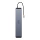 Baseus EliteJoy Gen2 универсальный 12-в-1 USB HUB с 25 см кабелем USB-C, подставкой...