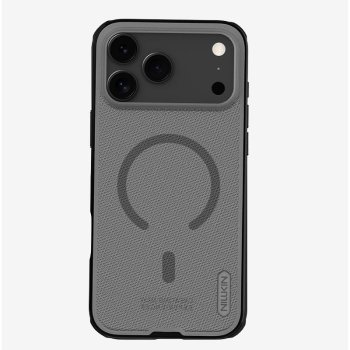 Nillkin iPhone 17 Pro Max vāciņš Super Frosted Shield Pro Magnetic, caurspīdīgs melns