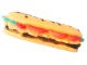 Пищащая резиновая игрушка для собак и кошек Hamburger, 13 см