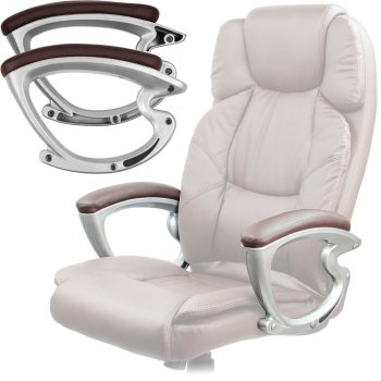 Sofotel Replacement Armrests for Chair 227, Brown