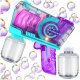 Automatic Soap Bubble Generator Pistol Gun + 2 Liquid Cartridges