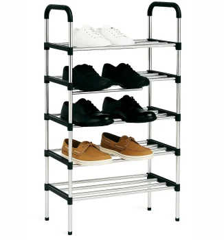Metal Shoe Rack, 7 Tiers, 140x54.5x28cm
