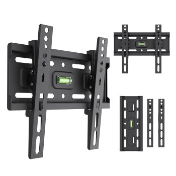 Maclean MC-189 TV sienas stiprinājums, 13-43", līdz 45kg, VESA 200x200, melns