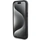Ferrari iPhone 15 Case Grip Stand Metal Logo, Black