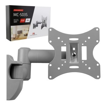 Maclean MC-503A S Universāls TV/Monitora Sienas Stiprinājums 23-50" 30kg, Sudraba