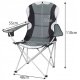 Trizand Folding Fishing Chair, Black/Grey