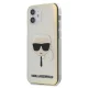 Чехол Karl Lagerfeld для iPhone 12 mini Iridescent Karl\'s Head, радужный