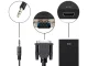 Адаптер-переходник VGA на HDMI с аудио 3.5 мм и USB, Full HD, Черный