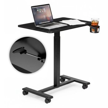 Мобильный стол с регулировкой высоты 70x48 см ModernHome, черный