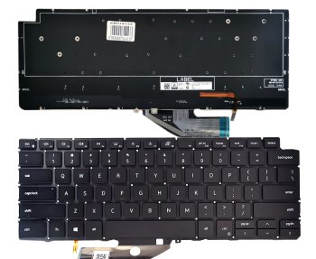 Dell XPS 13 (7390, 9730, 9780) Keyboard, Black