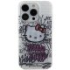 Apple iPhone 15 Pro 6.1\'\' Hello Kitty IML Kitty On Bricks Graffiti Cover Case, White | Telefona Maciņš Vāciņš...