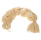 Kanekalons Sintētiskās Afro Bizes Frizūrām 60cm, Bēšs | Synthetic Afro Braids for Hairstyles
