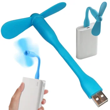 Silicone USB Fan, Flexible, Mixed Colors