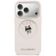 Karl Lagerfeld Point & Choupette Sketch MagSafe чехол для iPhone 17 Pro Max – розовый