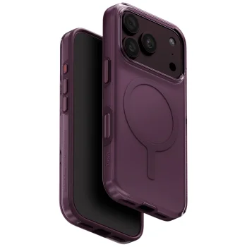 Чехол Uniq Clario Magclick Charging для iPhone 18 Pro / 17 Pro, фиолетовый