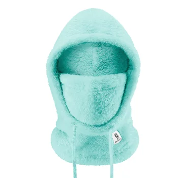 Лыжная балаклава Qunature Arctic Velvet, размер M, мятная
